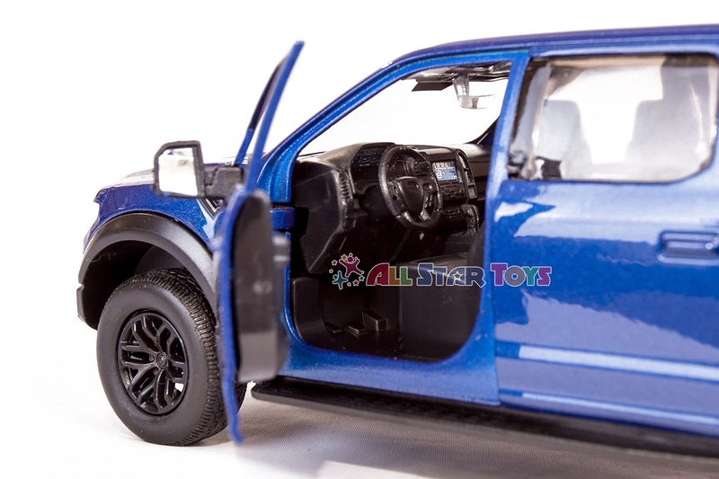 Motormax 79344 1:24 Scale 2017 Ford F-150 Raptor Blue - Image 5